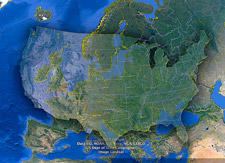 US-Europe map