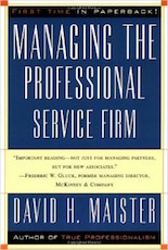 Managing the Professional Service Firm book