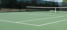 Tennis court surface